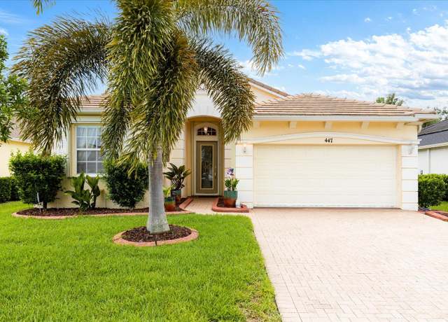 Property at 447 SW Talquin Ln, Port Saint Lucie, FL 34986, 3 beds, 2 baths