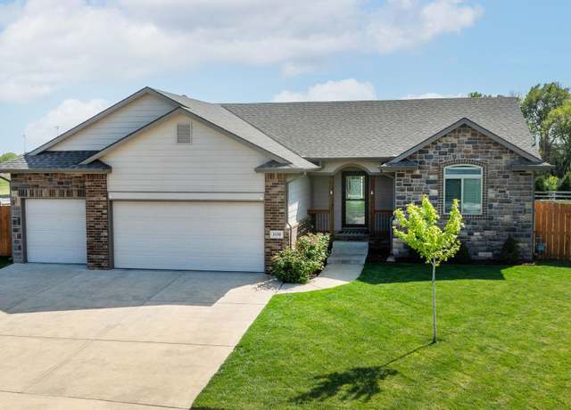Property at 1130 N Lake Ridge Ct, Derby, KS 67037, 4 beds, 3 baths